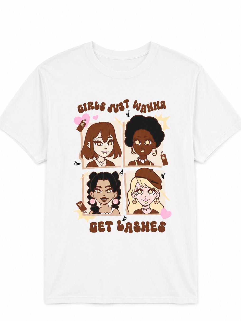 Girls Just Wanna Get Lashes Tee