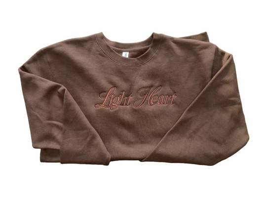 Light Heart Brown Crewneck